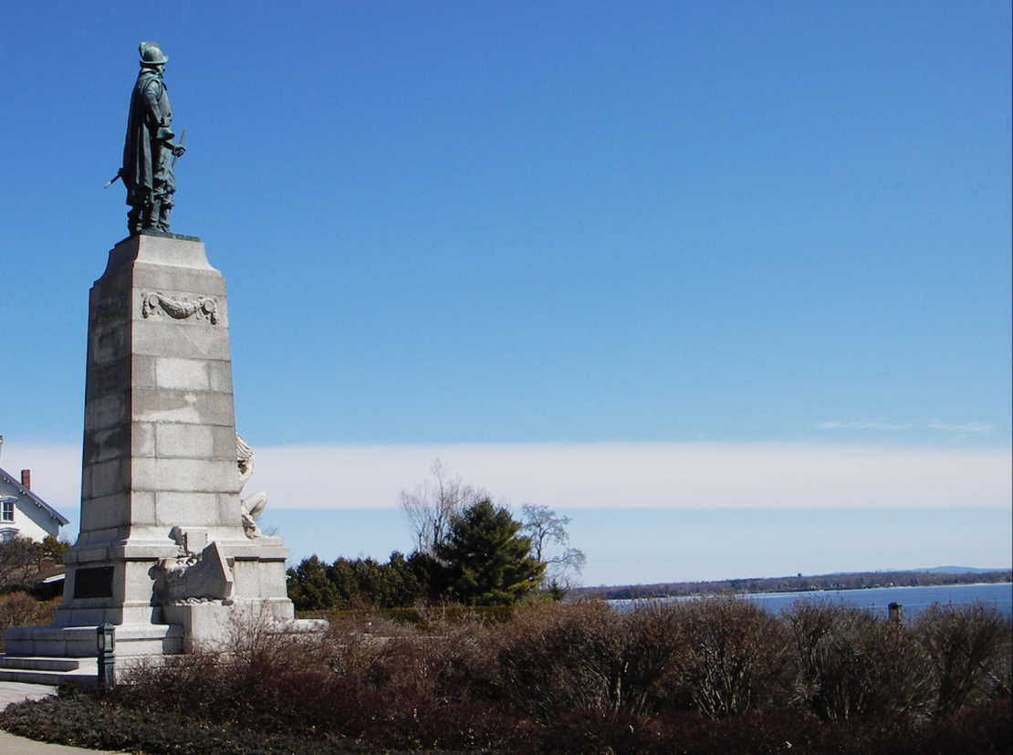 Figure 1: “Samuel Champlain monument, Plattsburgh, New York”. Photograph by Margaret M. Bruchac.